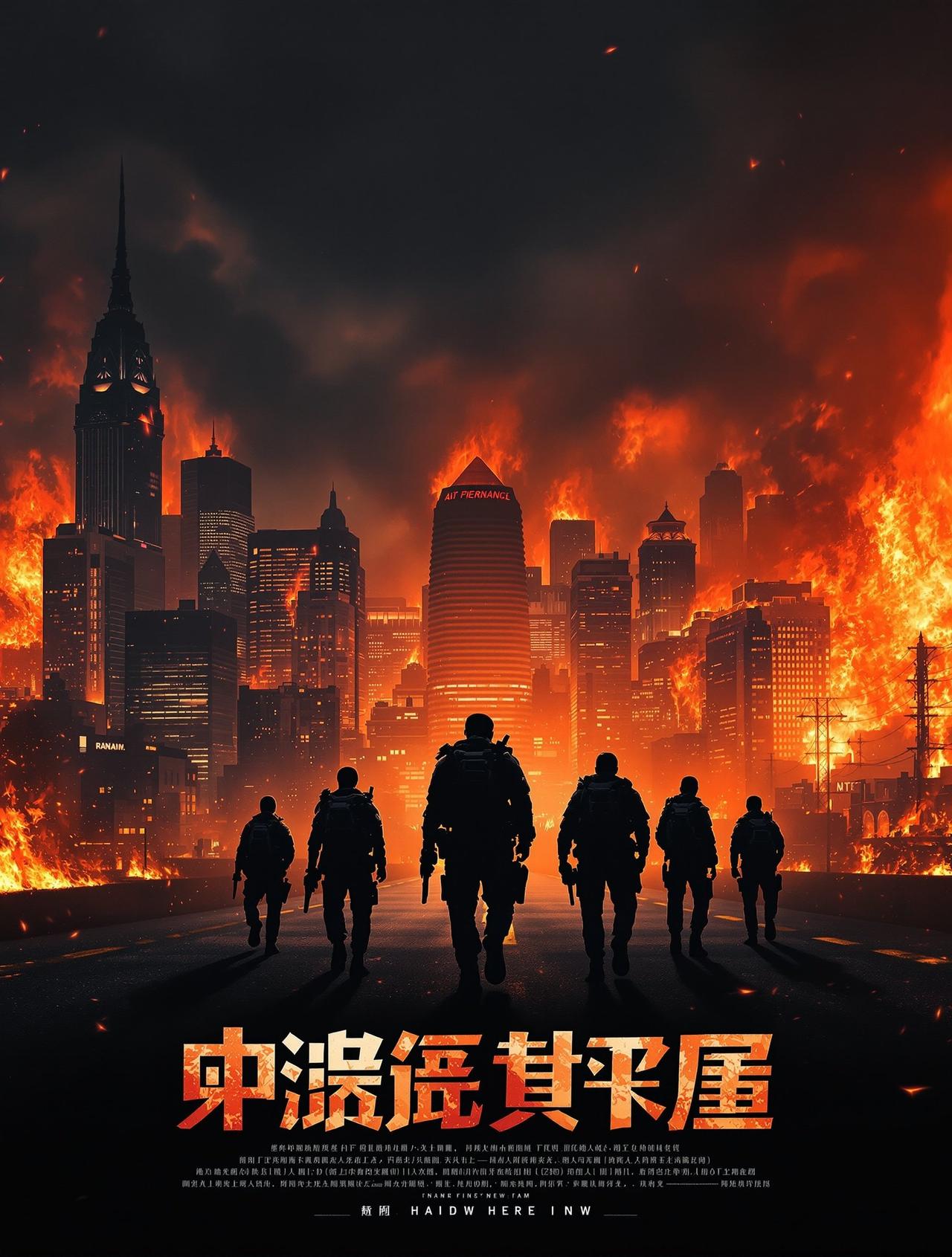 伦理影视出品动作片《破晓行动》官方海报